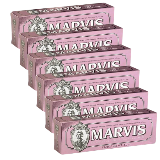 Marvis Tandpasta Sensitive Gums Gentle Mint | 6 x 75 ml