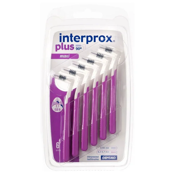 Interprox Plus Maxi Paars | Oude Cilindrische Variant | 6 Stuks