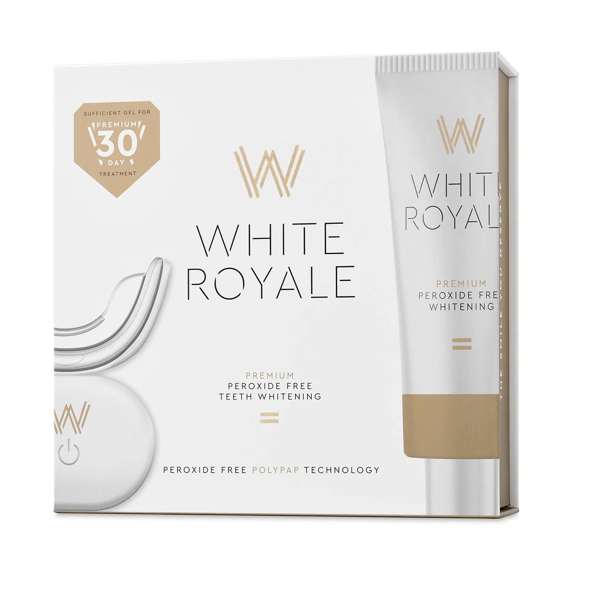 Cavex White Royale Peroxide Free Whitening | Met LED Mondtray | Set