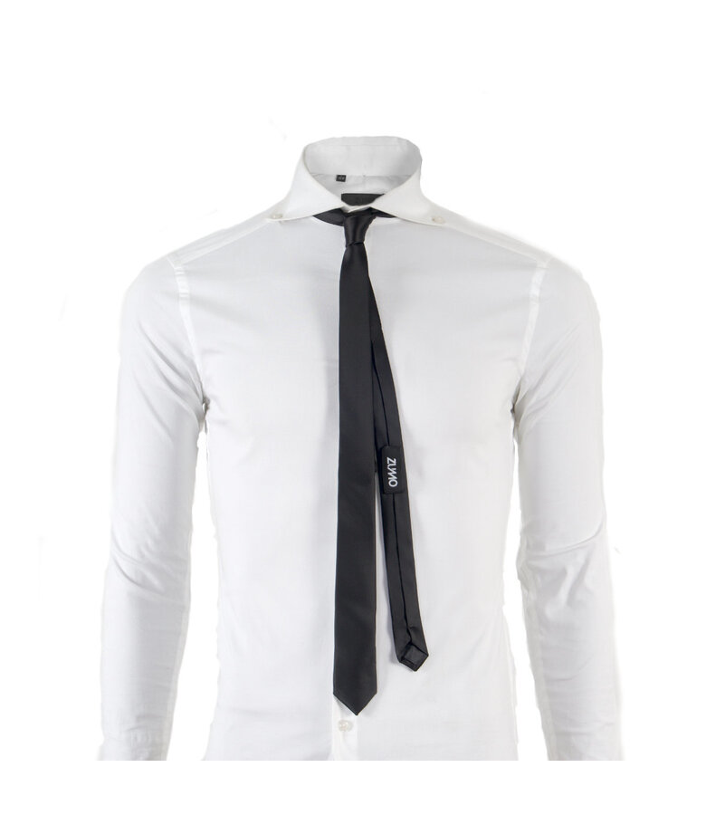 Zumo Skinny Ties TIE-SHINY-Black