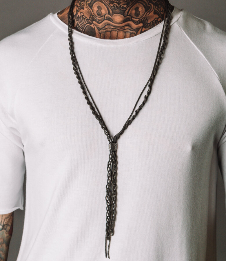 Zumo Necklaces SHOHEI-SN39995 DarkSilver