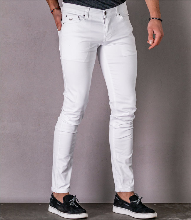 White slim fit jeans Clearance