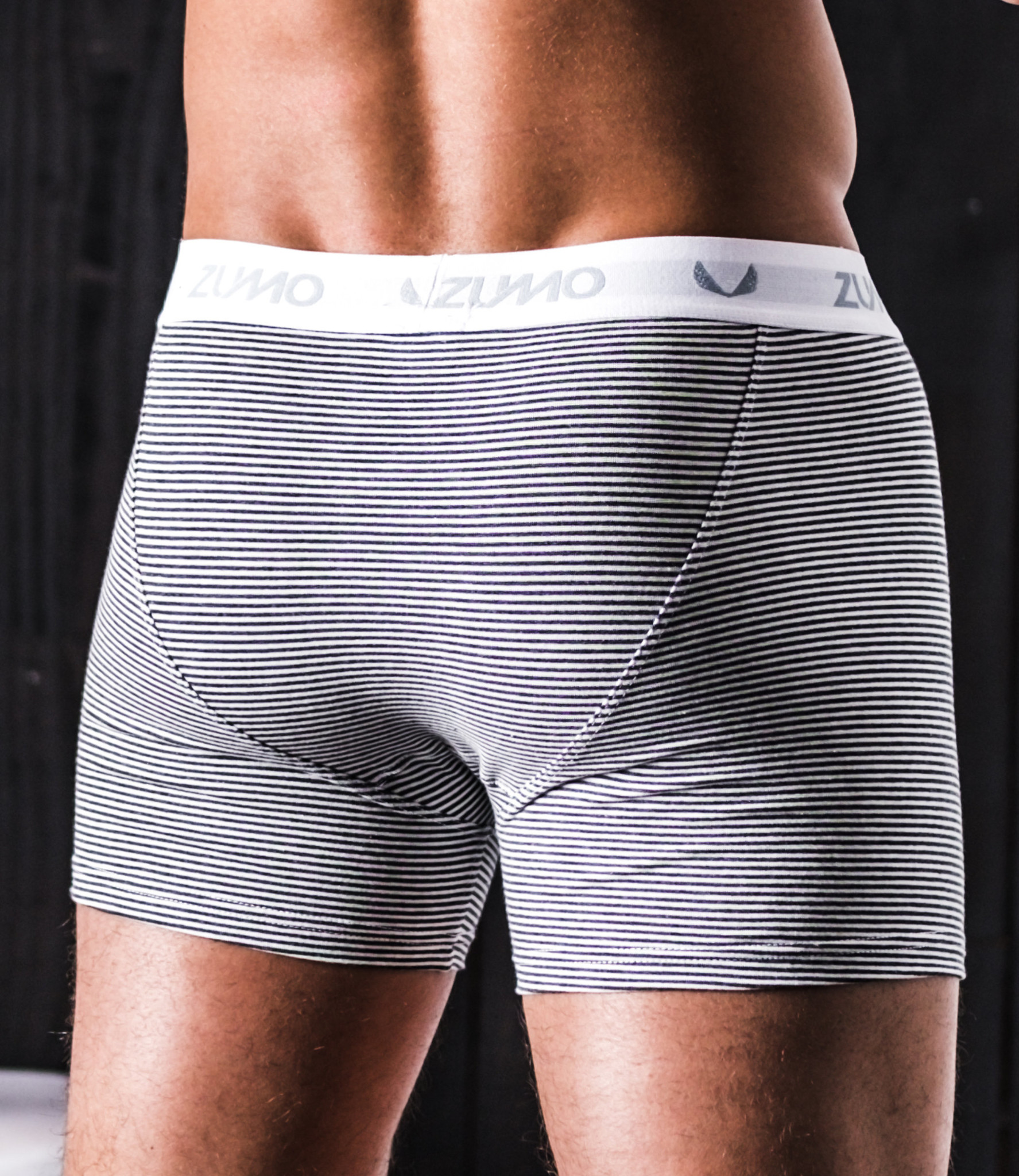Zumo Slim Fit Underwear MERLINSTRIPE WhiteGrey ZUMO