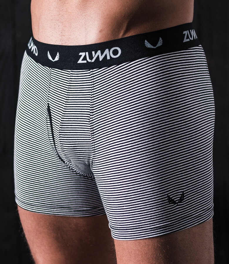 Zumo Slim Fit Underwear MERLIN-STRIPE BlackWhite