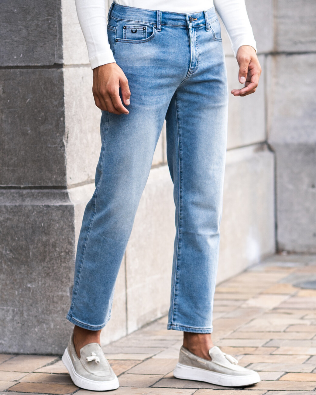 Zumo Straight Fit Jeans EARL MidBlue