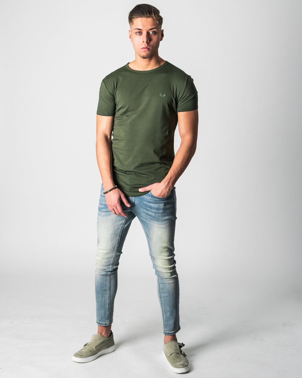 Zumo Slim Fit TShirts BUNDY-N Army