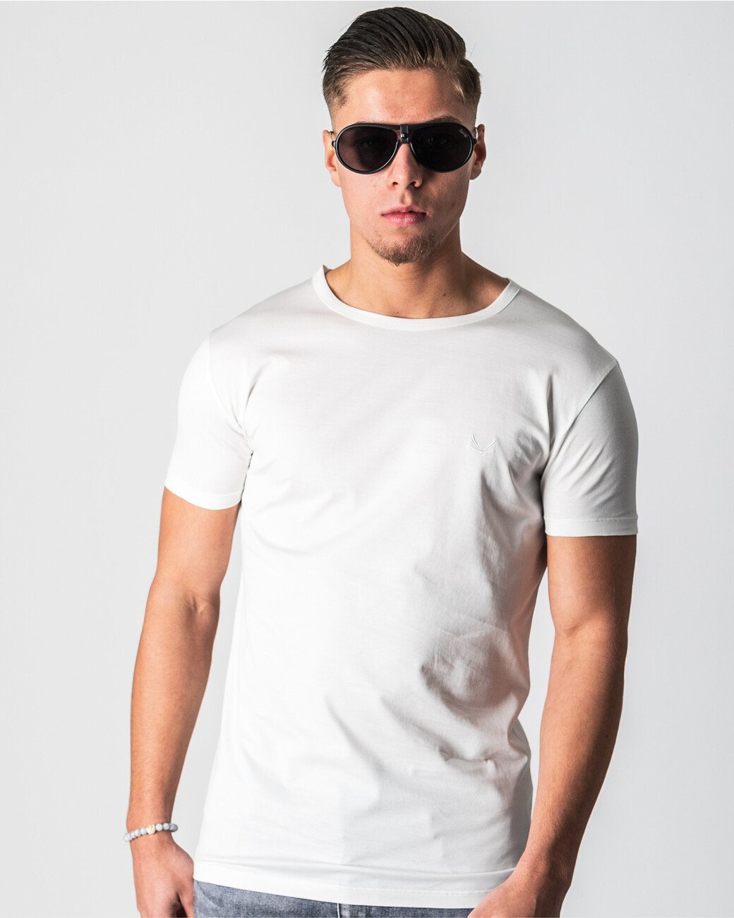 Zumo Slim Fit T-shirts HILLSBORO-N OffWhite