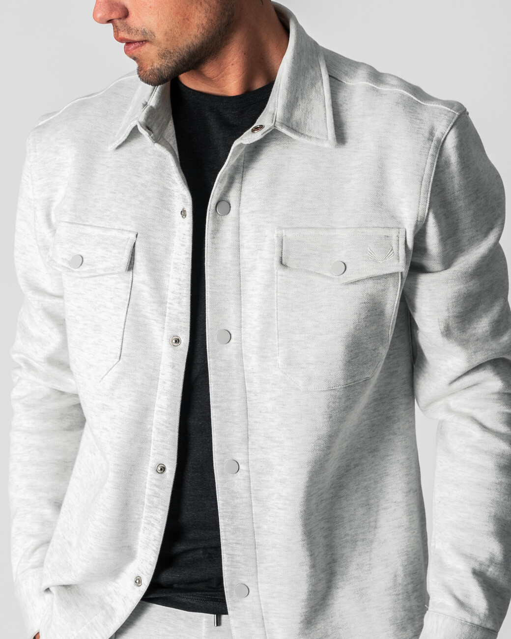 Zumo Regular Fit Overshirts BUCK-HP Grey