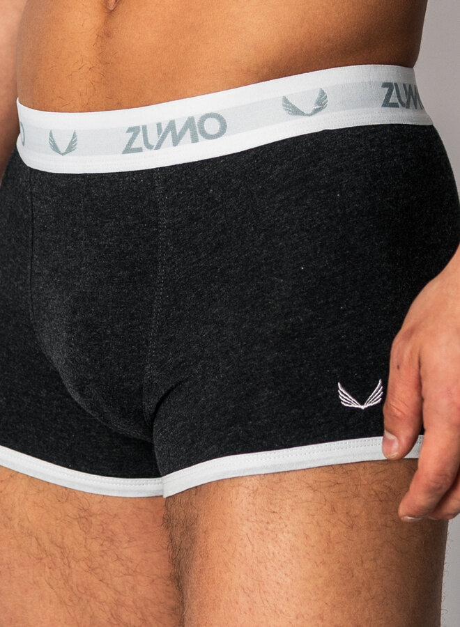 Zumo Slim Fit Underwear LEROY-CONTRAST AnthraWhite