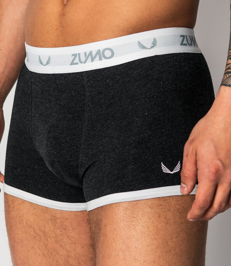 Zumo Slim Fit Underwear LEROY-CONTRAST AnthraWhite