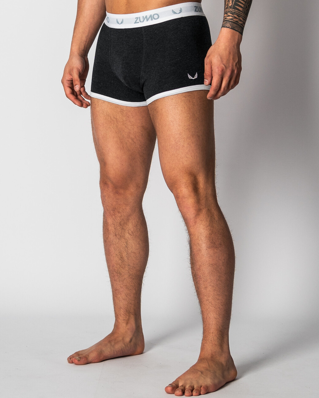 Zumo Slim Fit Underwear LEROY-CONTRAST AnthraWhite