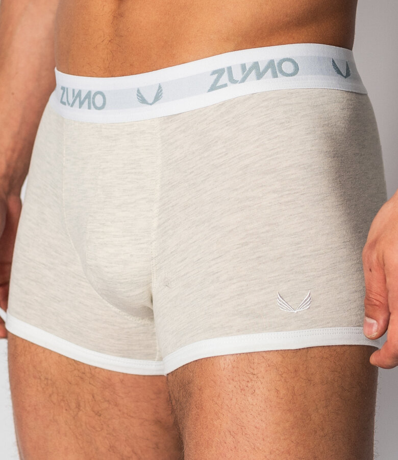 Zumo Slim Fit Underwear LEROY-CONTRAST BeigeMeleeWhite