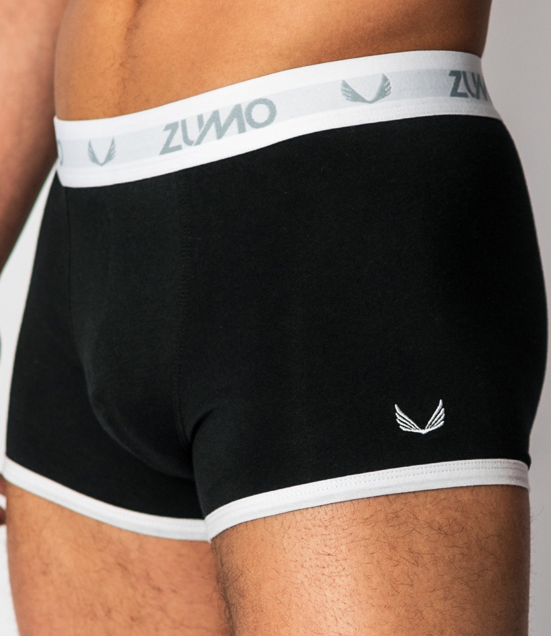 Zumo Slim Fit Underwear LEROY-CONTRAST BlackWhite