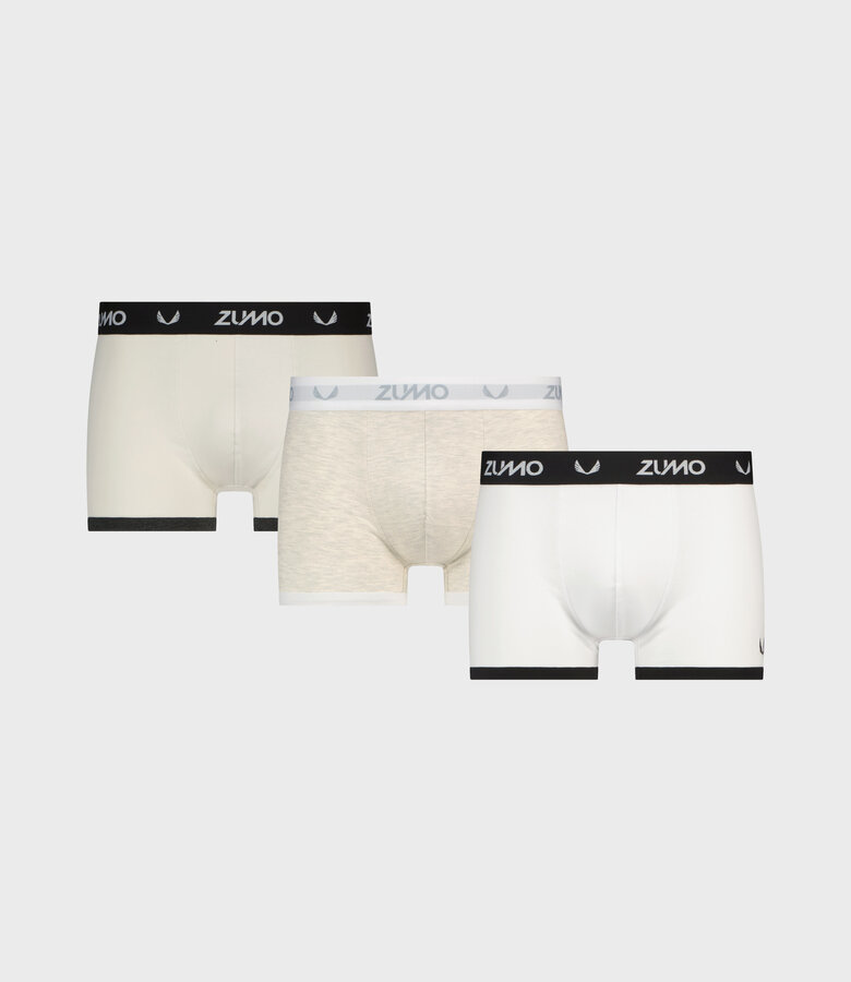 Zumo Slim Fit Underwear LEROY-CONTRAST LKitBeigeWhite 3 Pack