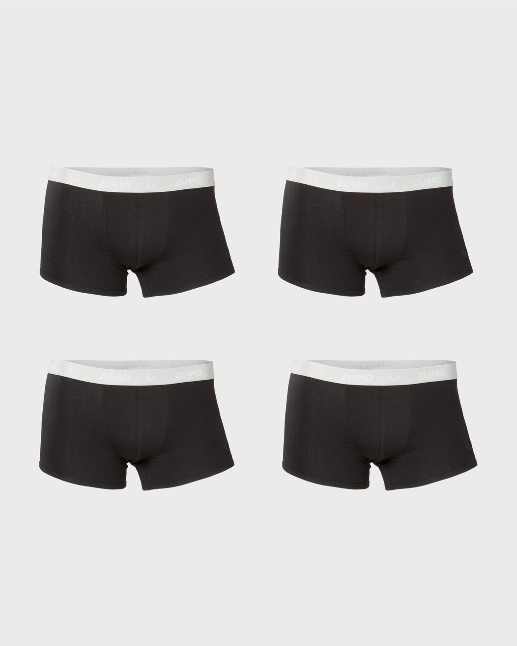 Zumo Slim Fit Underwear LEROY Black 4 Pack