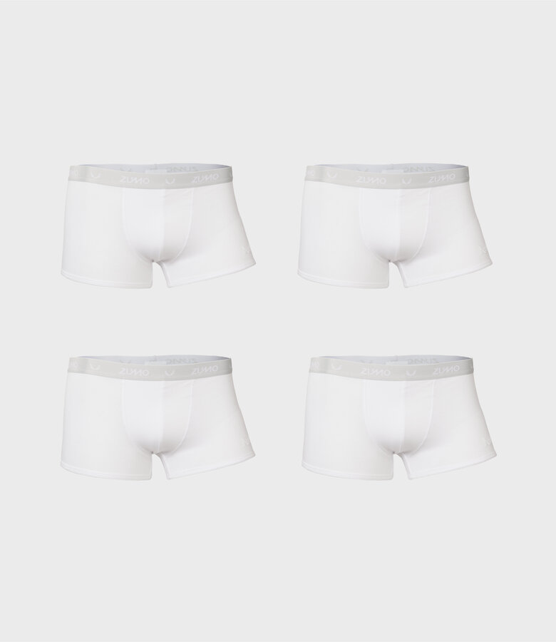 Zumo Slim Fit Underwear LEROY White 4 Pack