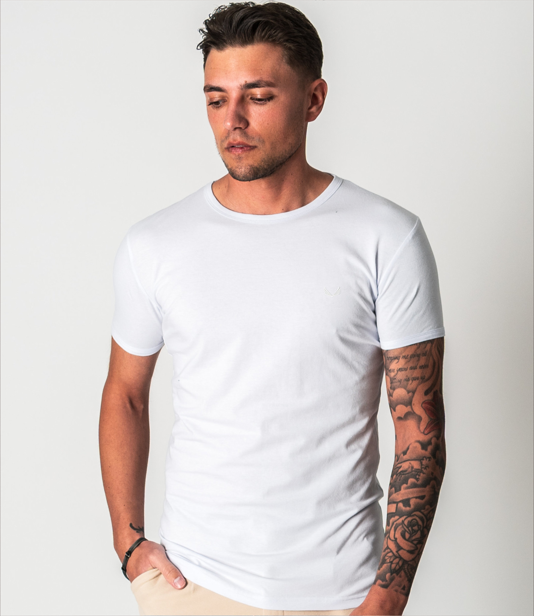 Zumo Slim Fit T-shirts SLY White