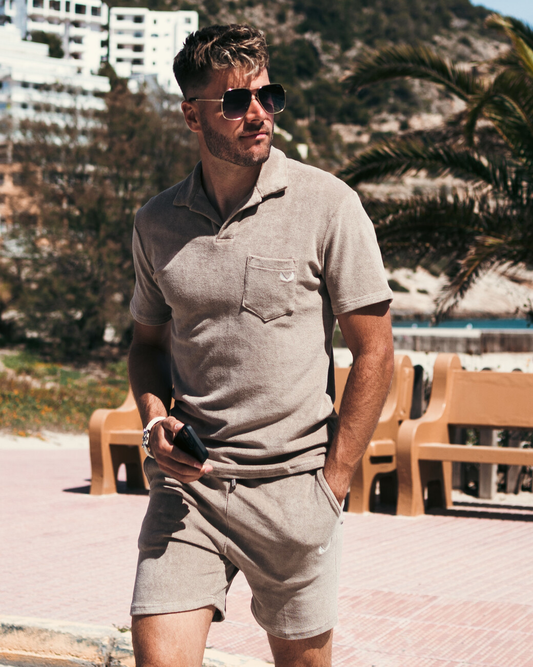 Zumo Regular Fit Polo's ASH-T Sand