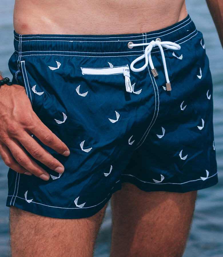 Zumo Slim Fit Swimwear CARPA-ALLOVER Navy