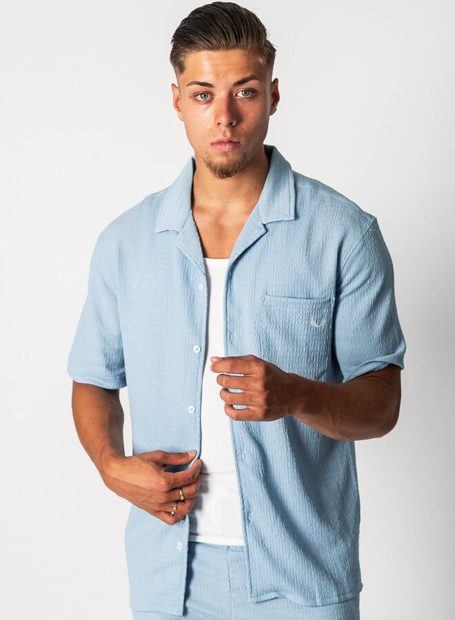 Zumo Regular Fit Shirts BEAU LightBlue