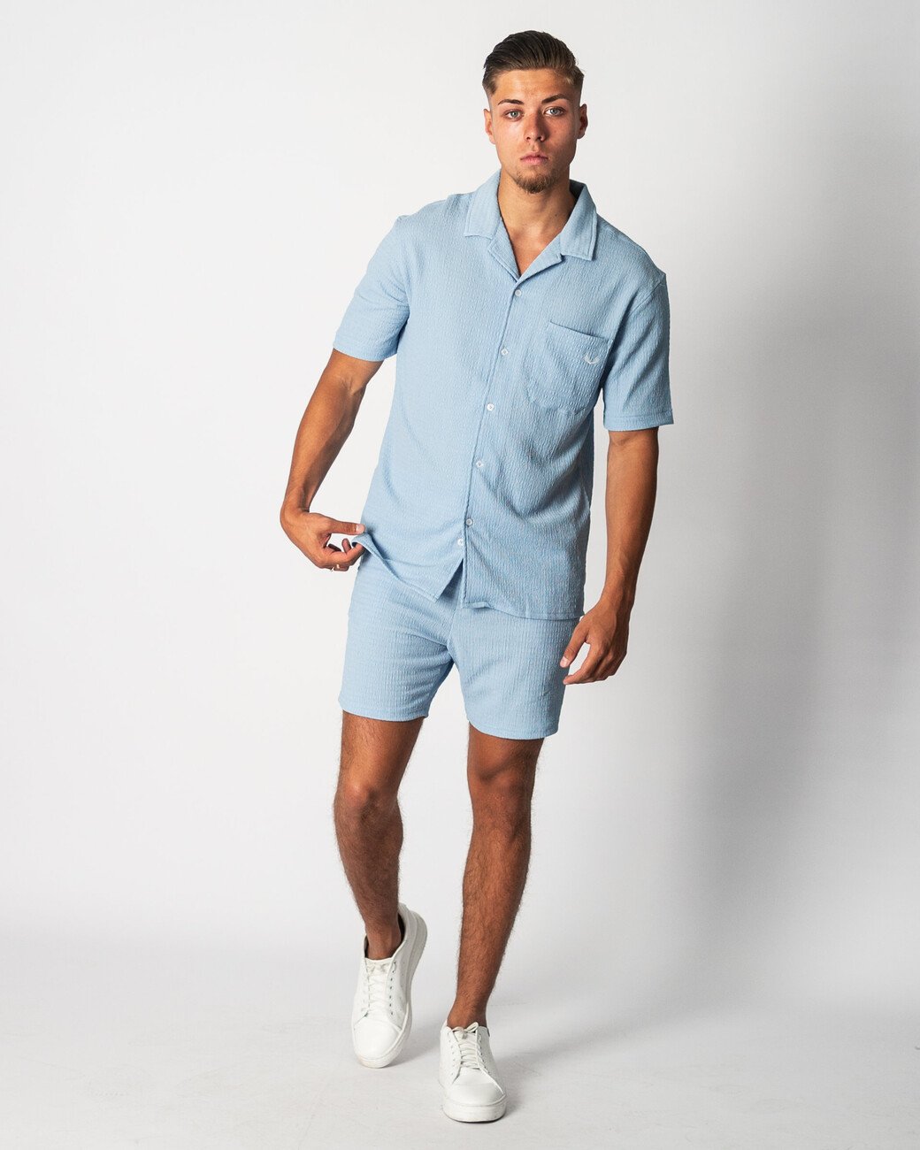 Zumo Regular Fit Shirts BEAU LightBlue