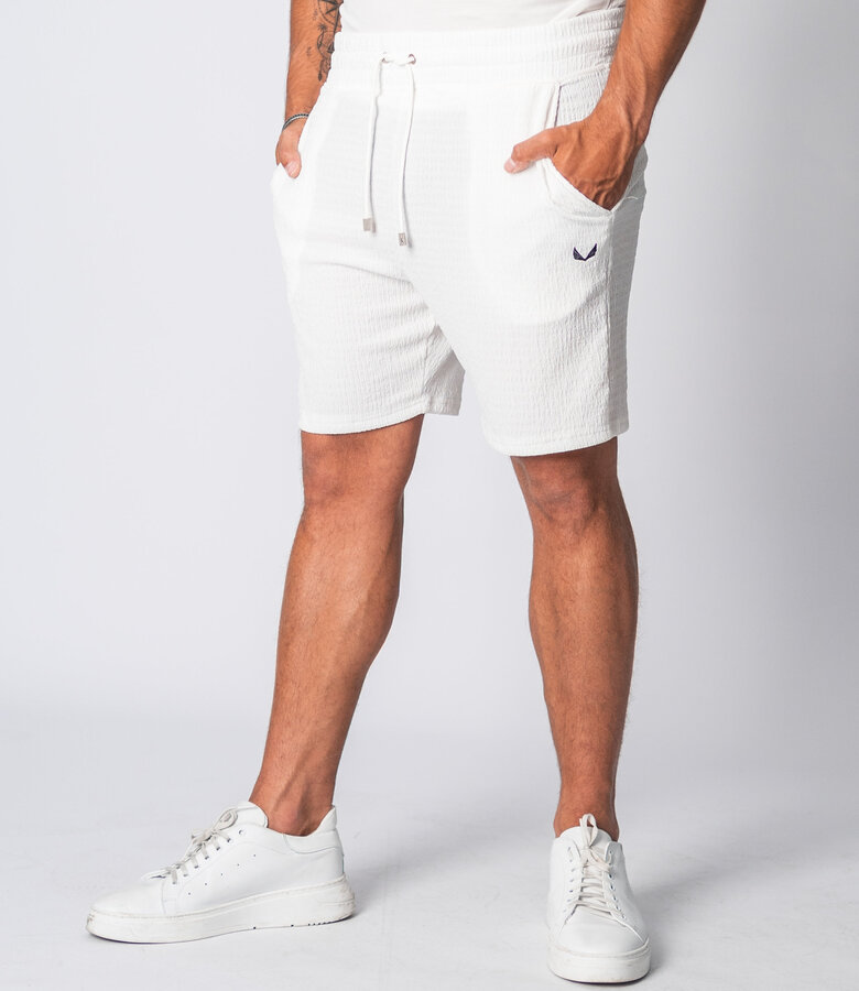 Zumo Regular Fit Shorts TOBRUQ-BARK White