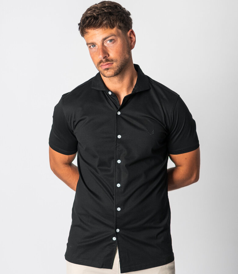 Zumo Regular Fit Polo's BOISE-SS Black