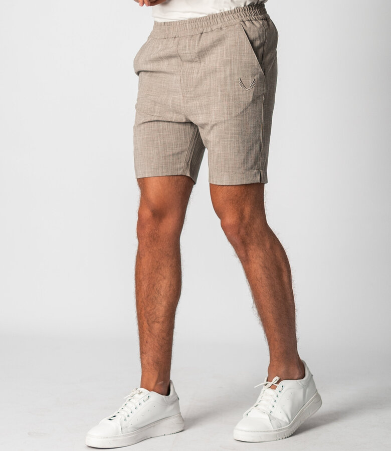 Zumo Slim Fit Shorts HAVANA LightBrown