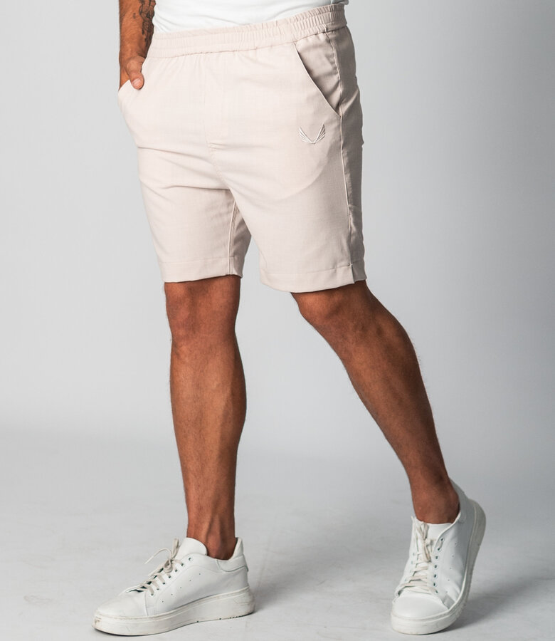 Zumo Slim Fit Shorts HAVANA Cream