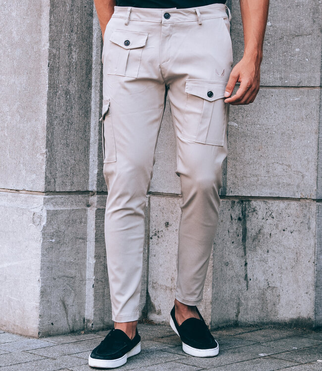 Zumo Carrot Fit Pants CHAD-BENGA Sand - ZUMO