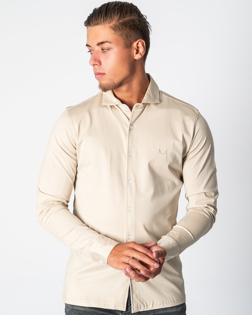 Zumo Regular Fit Polo's BOISE-LS Beige