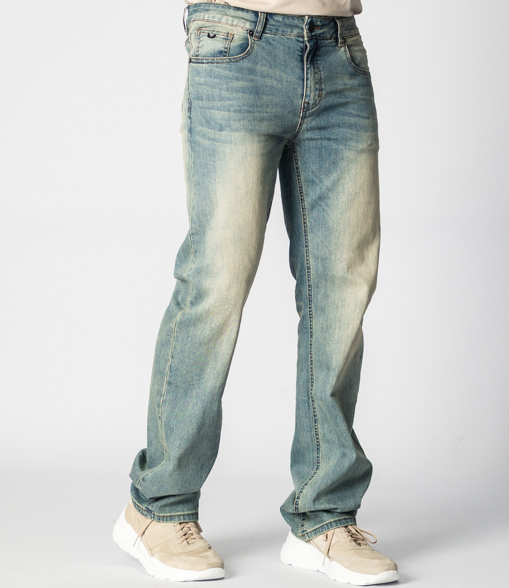 DANDY Loose Fit  Stretch Jeans Dirty Blue