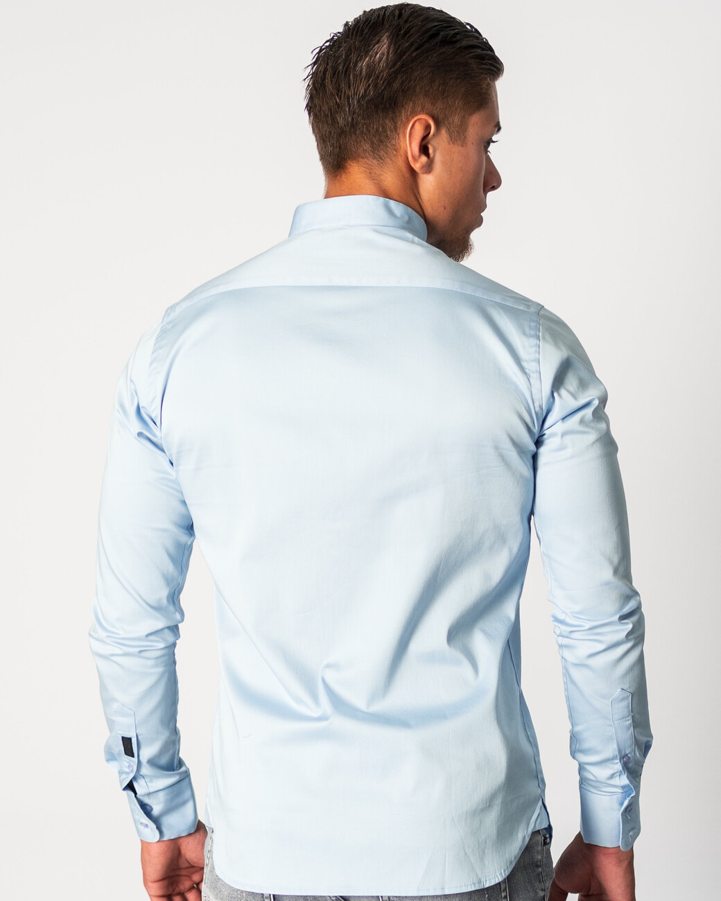 Zumo Slim Fit Shirts ELIJAH-N LightBlue