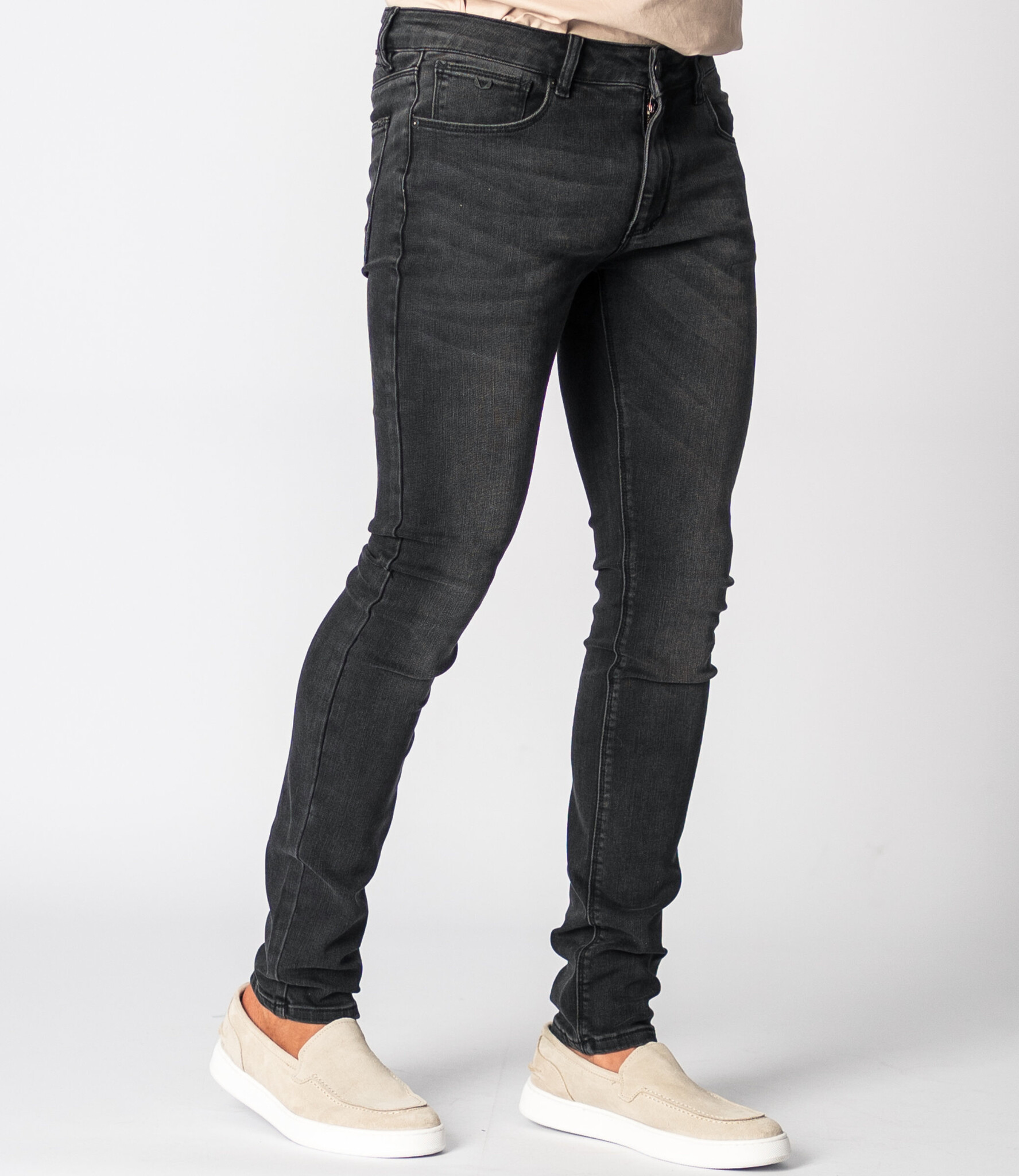 PETER  Skinny Fit Stretch Jeans  Black