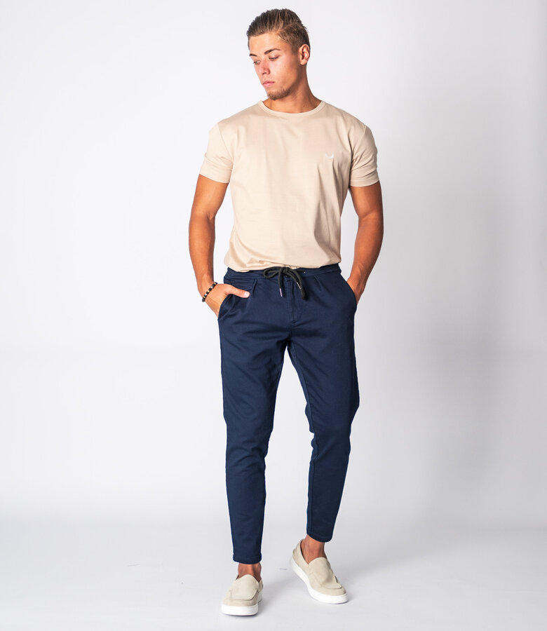 Zumo Slim Fit T-shirts HILLSBORO Beige