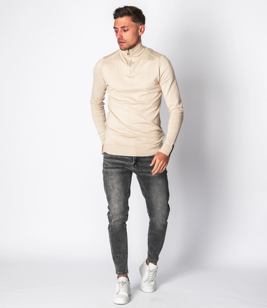 Zumo Slim Fit Pulls BARRIT CamelCream