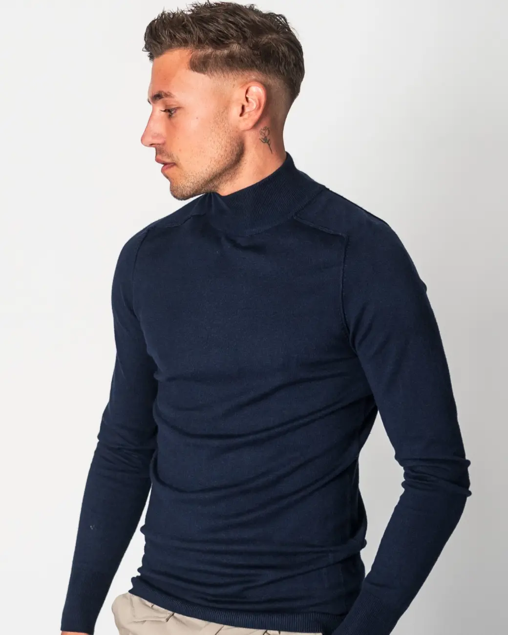 Zumo Slim Fit Pulls SPANDRA Navy