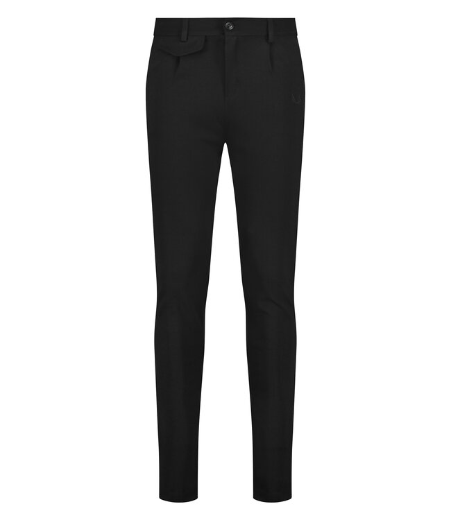 Zumo Slim Fit Pants VALERIO-PM-LONG Black