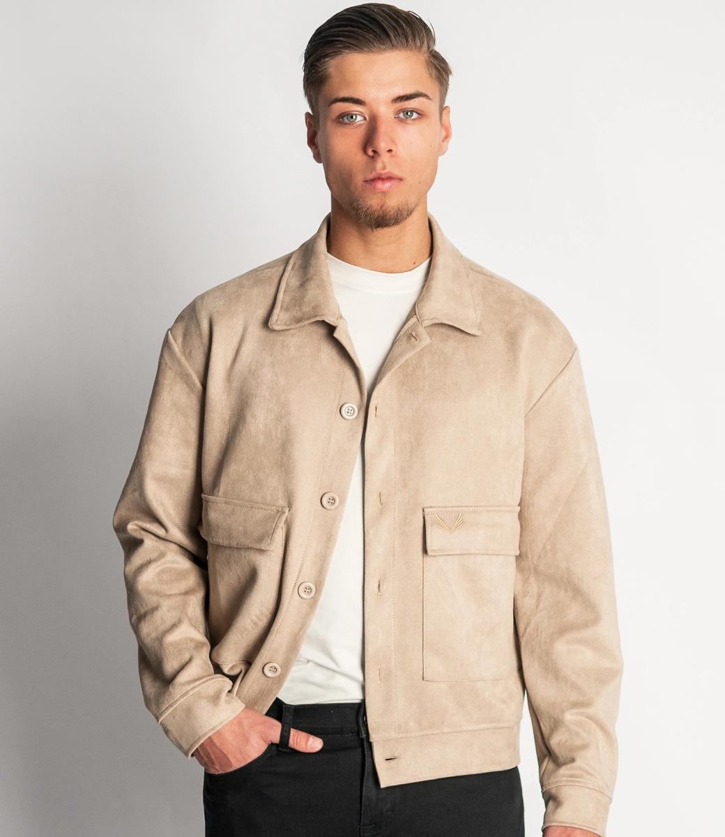 Zumo Regular Fit Overshirts BENNY Sand