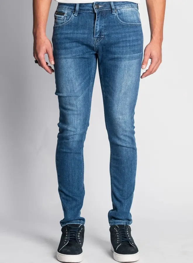 RYAN-V MidBlue - Slim Fit Jeans