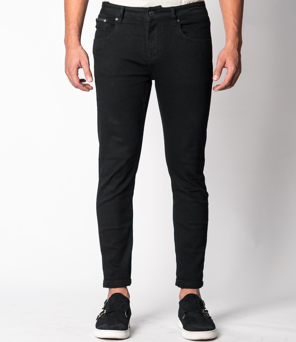 RYAN-V-SOLID Black - Slim Fit Jeans