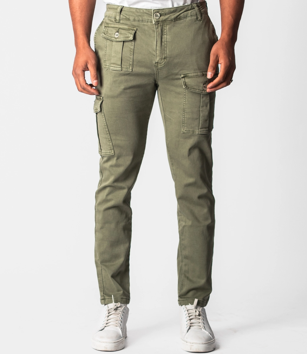 Zumo Slim fit Jeans CHAD Army