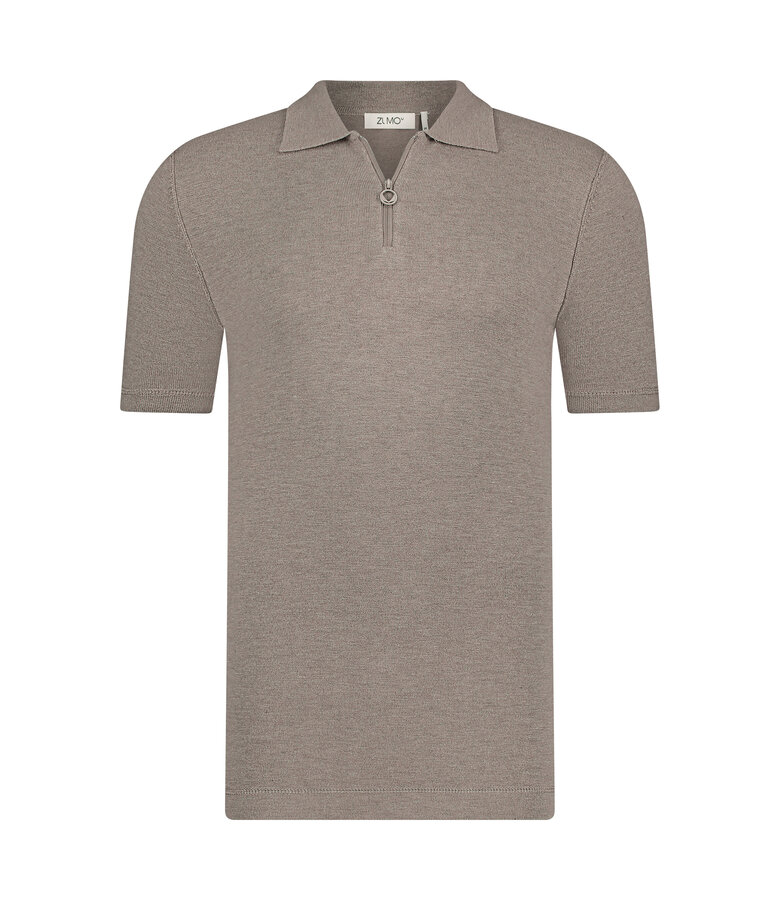 Zumo Slim Fit Pulls HENNE LightBrown