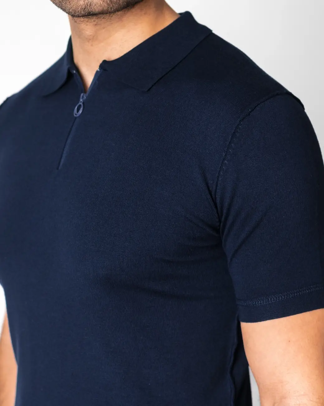 Zumo Slim Fit Pulls HENNE Navy