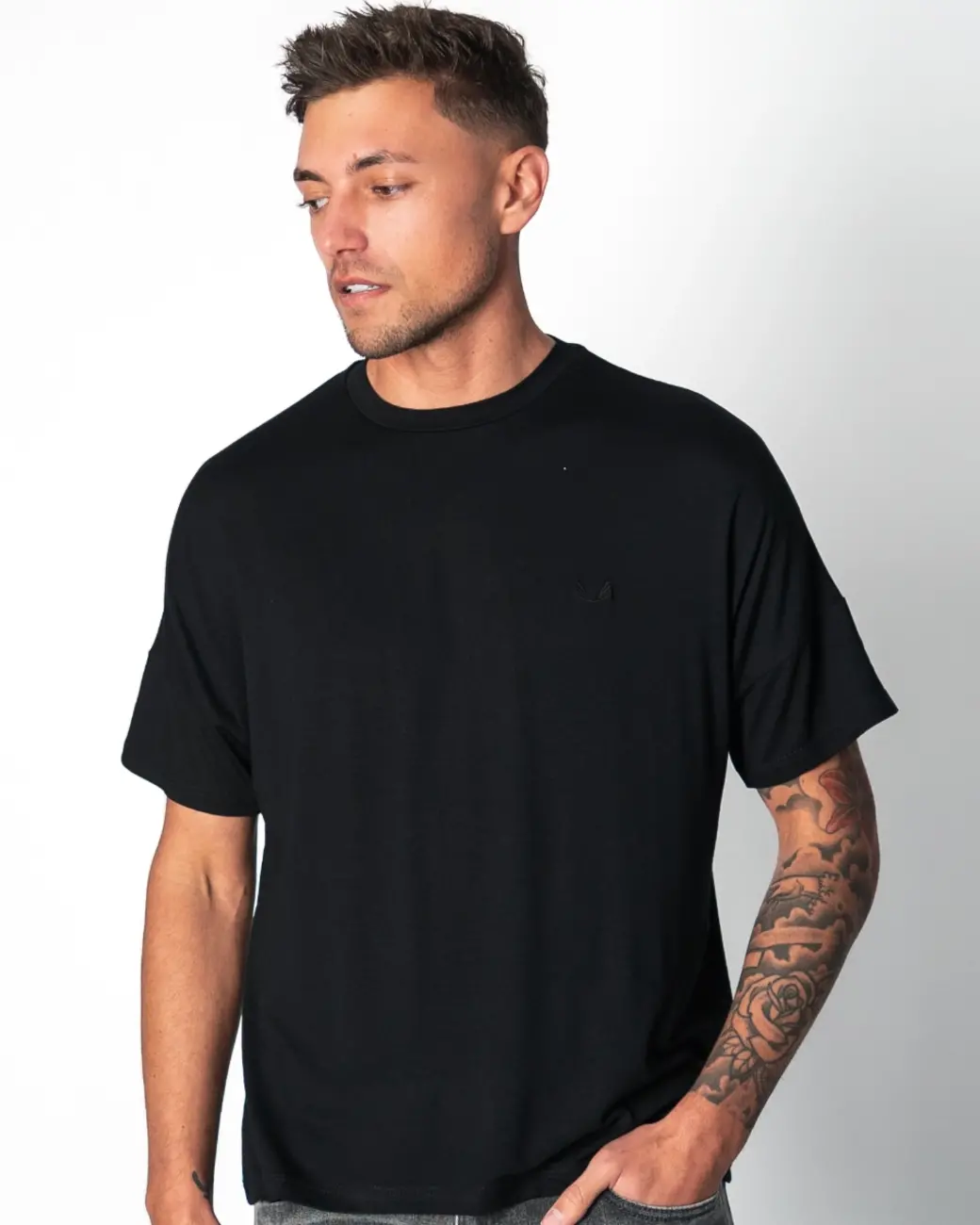 Zumo Oversized Fit T Shirts DENIA Black