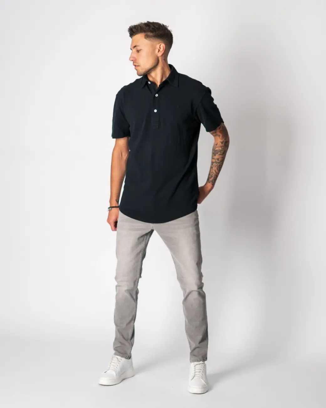 Zumo Regular Fit Polo's BRYN Black