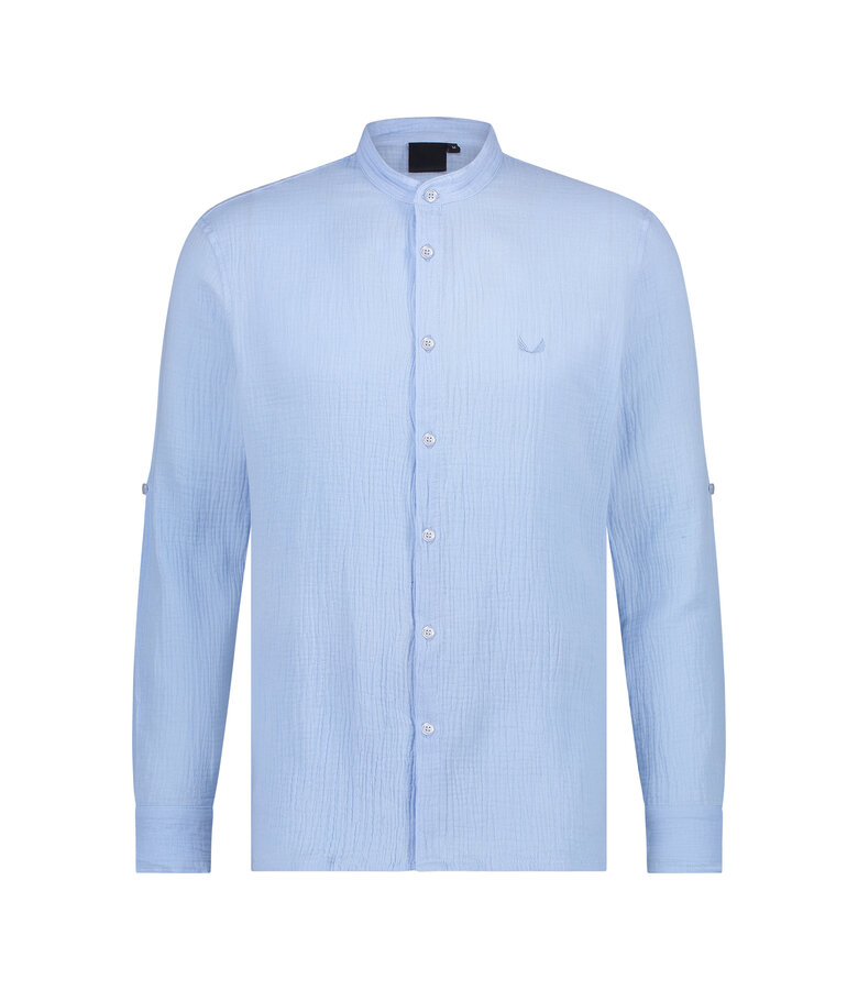 Zumo Slim Fit Shirts LINOCO LightBlue