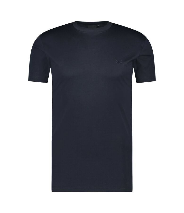 Zumo Slim Fit T-shirts STONE-MC Navy