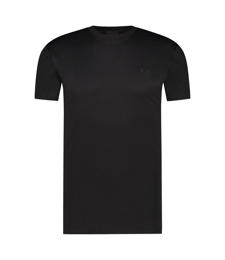 Zumo Slim Fit T-shirts STONE-MC Black