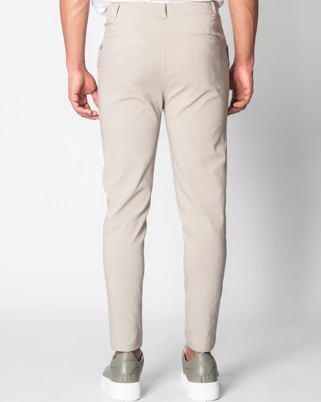 Zumo Slim Fit Pants VALERIO-N-BENGA-T-N Sand